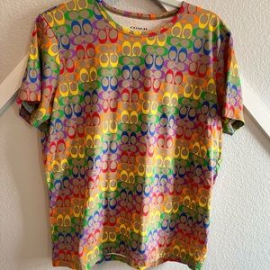 Coach Signature Rainbow T-shirt